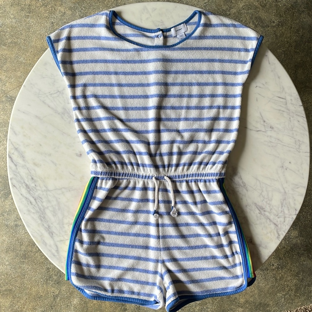 Old Navy Girls Size XL (14) Terrycloth Romper